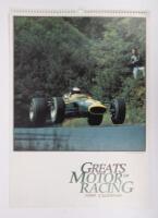 CALENDARS: A collection of five large format motoring calendars, including Motorsport 2001, 02, and 03, Bib Stillwell 50 years 1999 and 'Greats of Motor Racing 1999 Calendar'&nbsp; - 6