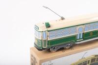 TIN TOY: A modern tin toy by Knox & Floyd Classic Toys of a Melbourne W Class Tram, wind up model with key in box, measures 31cm long - 2