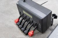 FLIGHT SIMULATOR: A group of flight simulator computer gaming devices, includes CH Products 'Flight Sim Yoke', 'Throttle Quadrant', 'Pro Pedals', and a Thrustmaster joystick - 4