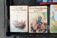 ENID BLYTON: A large group of c1950s - 1960s Enid Blyton children's books including titles such as 'Five on a Treasure Island', 'The Secret Seven Adventures' 'Five Have a Wonderful Time' and many others - 3