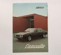 Detomaso: A rare Detomaso Deauville 4 page sales brochure