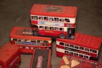TINS: A box lot of various biscuit tins, including Arnotts and Walkers branded tins&nbsp; - 3