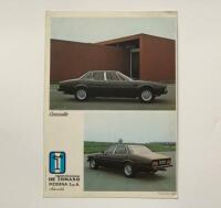 Detomaso: A rare Detomaso Deauville 4 page sales brochure - 3