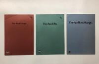 AUDI: Three early 1980's Audi sales brochures. Audi 80, 100 & Coupe sales brochures