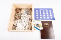 COINS: A large collection of various coins from around the world, includes Australia, New Zealand, Great Britain, United States and many others