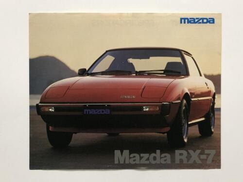 MAZDA: A Mazda RX-7 double-sided colour sales brochure