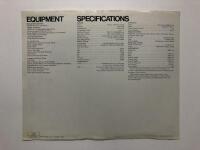 MAZDA: A Mazda RX-7 double-sided colour sales brochure - 2