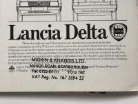 LANCIA DELTA: Two Lancia Delta sales brochures - 4