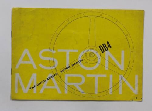 ASTON MARTIN DB4: An original Aston Martin DB4 sales brochure