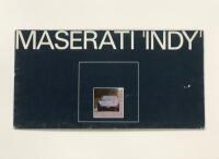 MASERATI: A fold-out Maserati Indy sales brochure