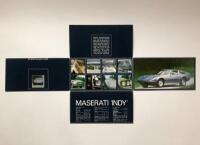 MASERATI: A fold-out Maserati Indy sales brochure - 2