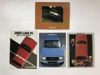 CITROEN: Four Citroen sales brochures. AMI, LN, LNA sales brochures