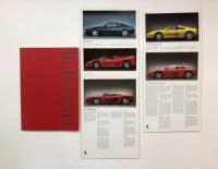 FERRARI: A group of Ferrari literature. 1995 Ferrari model specification sheets. F50 specification sheet