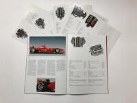 FERRARI: A group of Ferrari literature. 1995 Ferrari model specification sheets. F50 specification sheet - 4