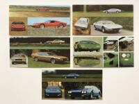 LAMBORGHINI: An original and rare set of 1970's Lamborghini model data cards. Countach, Espada, Jarama S, Miura SV, Urraco P250 model data cards. - 3