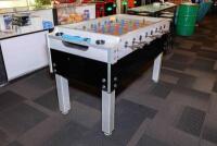'Foosball&nbsp;/ table soccer' by&nbsp;Garlando, with glass top, made in Italy - 2
