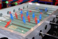 'Foosball&nbsp;/ table soccer' by&nbsp;Garlando, with glass top, made in Italy - 6