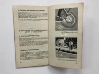 JAWA: An original 1965 Jawa Motorcycle Owner's Handbook - 4