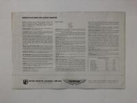 ASTON MARTIN DB5: An original Aston Martin DB5 sales brochure - 3