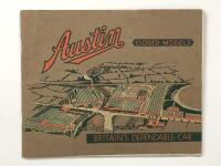 AUSTIN: An original 1936 Austin CLOSED MODELS sales brochure