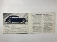 AUSTIN: An original 1936 Austin CLOSED MODELS sales brochure - 3