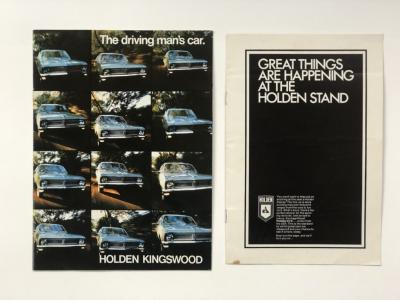 HOLDEN Two Holden publications. 1970 Holden Kingswood sales brochure