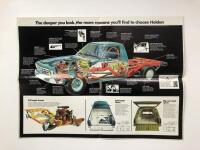 HOLDEN: A 1971 'New Holden Utes, Vans And One-Tonners' colour sales brochure - 2