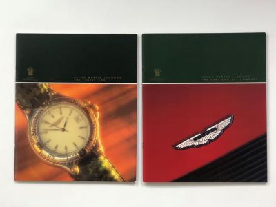 ASTON MARTIN: Two Aston Martin sales brochures. Aston Martin DB7 information and details