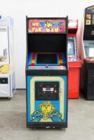 'Ms. Pac Man' by Midways in upright dedicated cabinet [Location: Dingley Village] - 2