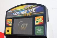 '2010 Golden Tee Live' by Incredible Technologies in upright dedicated American cabinet [Location: Dingley Village] - 4