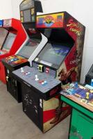 'Street Fighter II' Champion Edition by Capcom, in upright cabinet [Location: Dingley Village] - 2