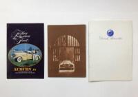 REPLICA/KIT CARS: Three replica/kit car sales brochures. Auburn, In, DiNapoli brochures