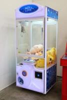 'The Claw' skill tester 600 x 600 retailed by Zax.com.au ,with plush toys [Location: Dingley Village] - 2