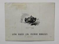 ASTON MARTIN 2 LITRE SPORTS: An Aston Martin 2 Litre Sports Cars brochure - 4