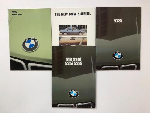 B.M.W: Four 1980's B.M.W 5 Series sales brochures