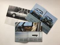 B.M.W: Four 1980's B.M.W 5 Series sales brochures - 2