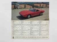 MASERATI GHIBLI SPYDER: An interesting official 1969 Maserati Ghibli Spyder sales brochure - 3