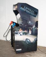 'Lethal Enforcers' Konami upright American Komani cabinet [Location: Dingley Village] - 7
