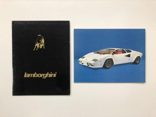 LAMBORGHINI COUNTACH: An official Lamborghini Countach LP400S sales brochure