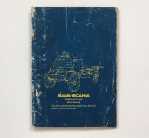 SAAB-SCANIA: A 1974 Saab-Scania guide for visitors to Saab-Scania installation at Sodertalje