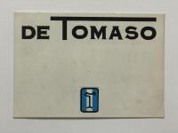 DE TOMASO: A De Tomaso model range sales brochure. Pantera, Deauville, Longchamp 2 + 2 models