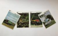 FORD LEISURE RANGE: Four Ford Leisure Range double-sided colour sales brochures. Escort, Falcon Surferoo, Transit brochures
