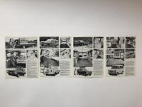 FORD LEISURE RANGE: Four Ford Leisure Range double-sided colour sales brochures. Escort, Falcon Surferoo, Transit brochures - 3