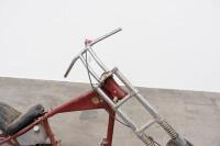TRIUMPH CHOPPER: A circa 1969-70 chopper frame with a front end and forks thought to suit a Triumph unit 650 - 5