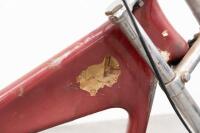 TRIUMPH CHOPPER: A circa 1969-70 chopper frame with a front end and forks thought to suit a Triumph unit 650 - 6