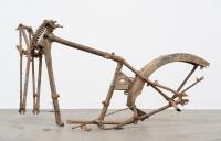 BSA: A BSA late 1930s or early 1940s WM20 frame with front girders