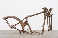 BSA: A BSA late 1930s or early 1940s WM20 frame with front girders - 2