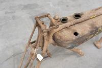 RALEIGH: An circa 1924 Raleigh frame with flat tank and front girders - 2