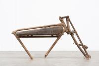 RALEIGH: An circa 1924 Raleigh frame with flat tank and front girders - 3