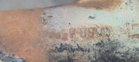TRIUMPH: A Triumph front wheel & forks thought to suit a Tiger Cub or Terrier model - 4